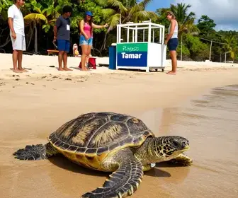 Descubra o Projeto Tamar em Vitória: Protegendo Tartarugas Marinhas