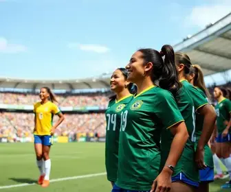 Vitória recebe lançamento histórico da primeira Seleção Brasileira Feminina Sub Seleção Brasileira Feminina Sub-20 de Beach Soccer
